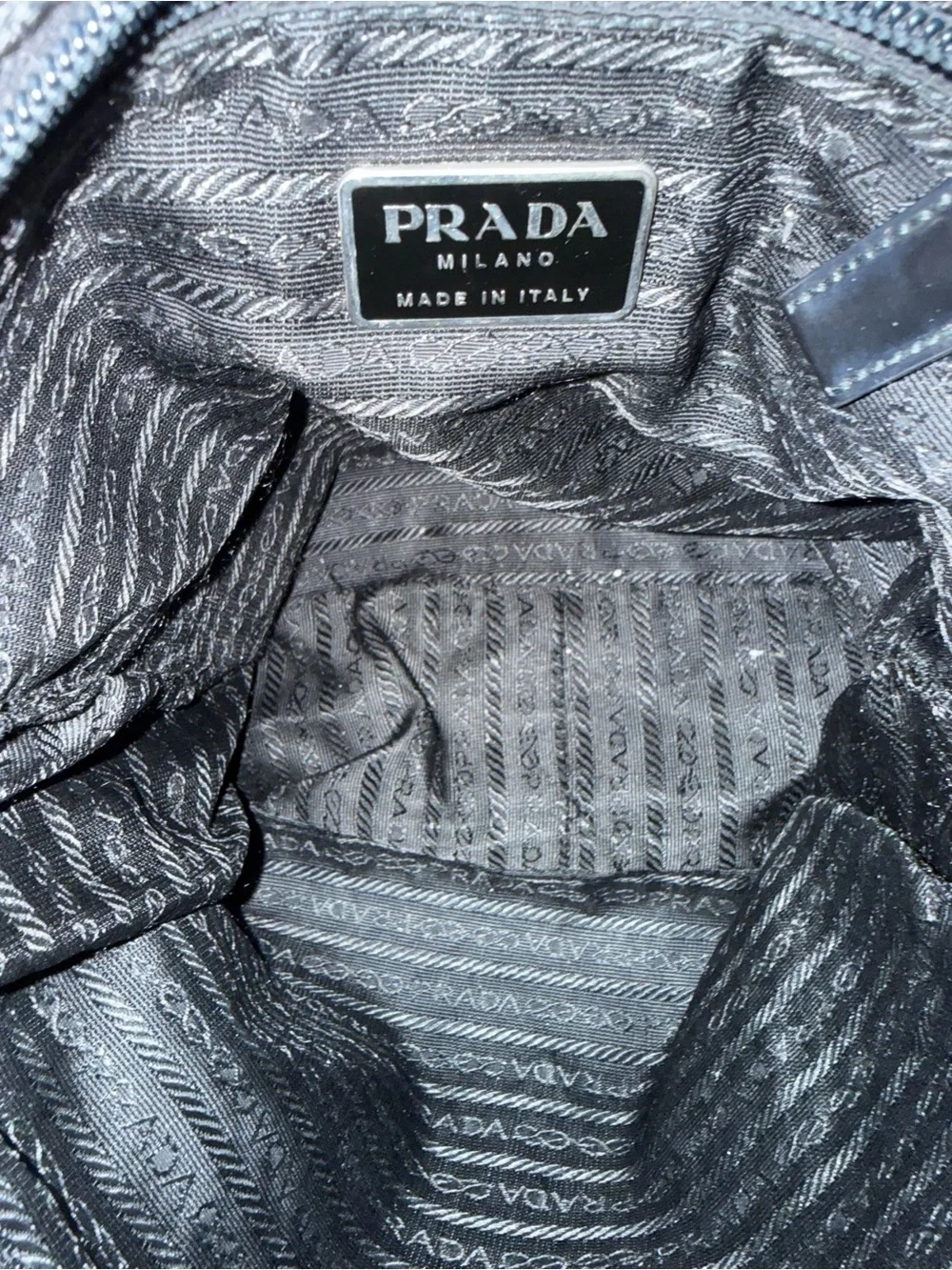Authentic Prada nylon crossbody
